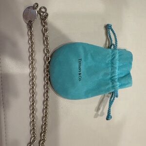 Tiffany & Co. Silver Necklace with Pouch